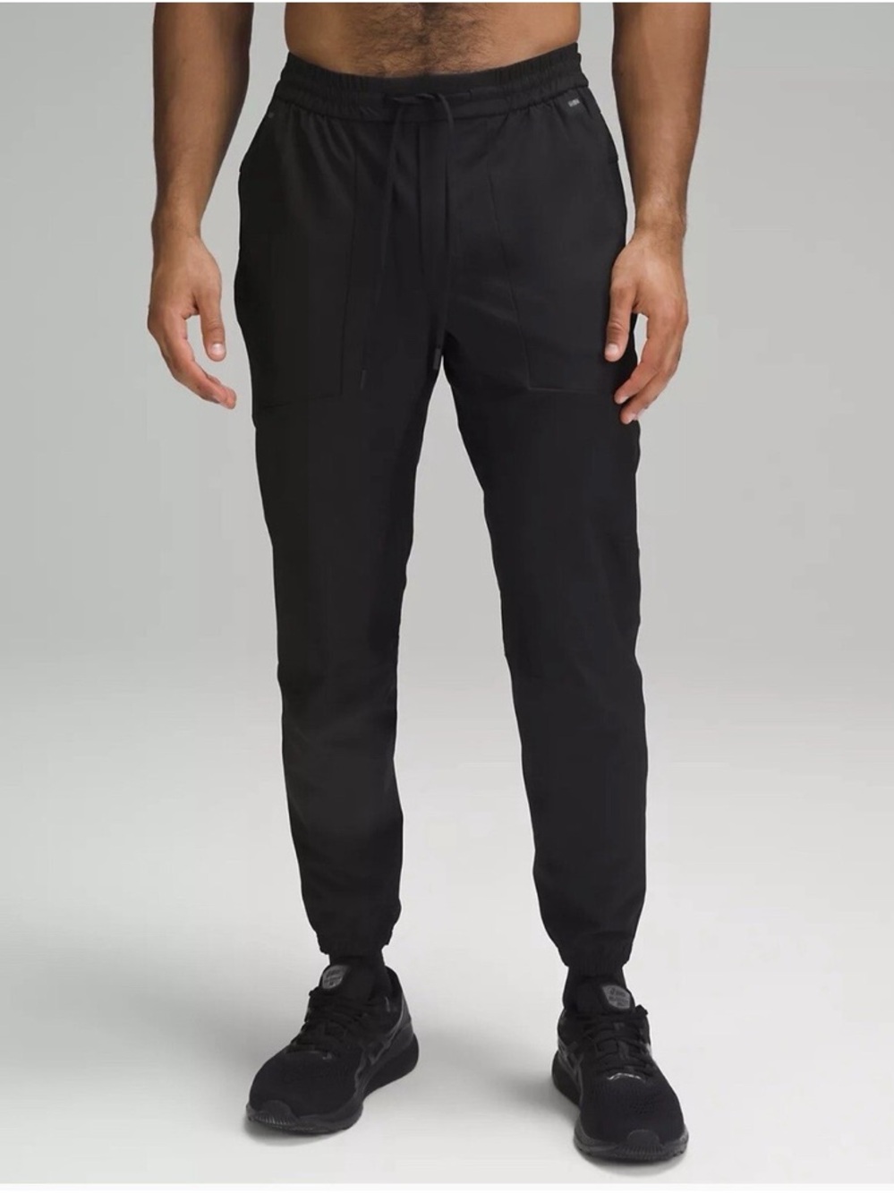 lululemon athletica Men's Black Slim Jogger Pants
